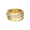 Jane Kønig forgyldt Big Olympia Ring i 18 karat guld hos MAAK Shop - model BOR-SS26-SS-G