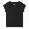Mads Nørgaard Fine Jersey Teasy Tee FAV Black