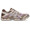 Kanelbrun og sølvfarvet Asics GEL-CUMULUS 16 sneakers til kvinder hos MAAK Shop - Cinnamon Pure Silver 1203A733-200