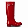 Hunter Womens Original Tall Gloss Boot Mlr/Military Red
