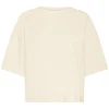 Ichi IhPalmer EX Loose SS T-shirt Birch Melange