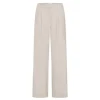 Ichi IhFava Wide Pants Dove Melange