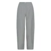 Ichi IhFava Barrel Pants Grey Melange
