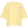 Ichi IhNica SS T-shirt Mellow Yellow/Wild Orchid