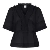 Ichi IhVoilana SS Blouse Black