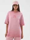New Era MLB Washed Logo Tee New York Yankees - Pastel Pink
