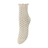 Becksöndergaard Dotted Frilla Short Sock Birch White