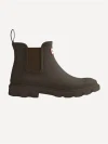 HUNTER Unisex Downpour Chelsea Chocolate Brown