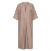 Co'Couture HeraCC Tunic V-Dress Walnut