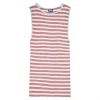Nørgaard På Strøget NPS Tank Top BW Stripe, Ecru/Wine/Light Blue