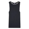 Nørgaard På Strøget NPS Tank Top Kontrast, Black/Ecru