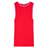 Nørgaard På Strøget NPS Tank Top Kontrast, Red/Light Pink