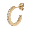Jane Kønig Olympia Hoop with Stones 10 Guld