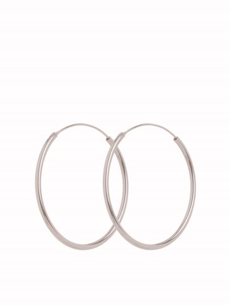 Pernille Corydon Plain Hoops size 30 mm Silver