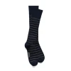 Aiayu Cotton Long Socks Mix Navy i økologisk bomuld