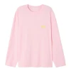 American Vintage Gixy langærmet t-shirt i farven Cotton Candy på MAAK Shop