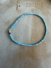 Annavii Megha Bracelet 1006 Turquoise håndlavet armbånd med turkise glasperler