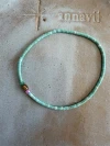 Annavii Megha Bracelet 1019 Mint håndlavet armbånd med mintfarvede glasperler