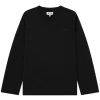 Baum und Pferdgarten Jeevona LS T-Shirt Black sort langærmet bluse i økologisk bomuldsjersey med præget logo
