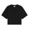 Baum und Pferdgarten Jiana SS T-Shirt Black sort løstsiddende t-shirt i økologisk bomuld med præget logo