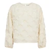 Co'Couture FeronCC Structure Blouse Off-White