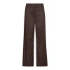 Co'Couture SinaCC Pin Wide Pant Dark Brown
