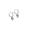 Pernille Corydon Elements Earrings 25 mm Silver