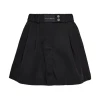 Sort HAUTE L’AMITIÉ Bailey Cargo midi-nederdel med store sidelommer og bæltestropper