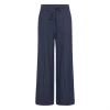 Ichi Ihkate Pinelle Wide Pants Dark Blue