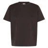 Ichi IhKate Trend SS Tee Chocolate Torte 20122223 brun kortærmet t-shirt til kvinder fra MAAK Shop
