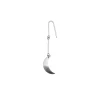 Jane Kønig Small Half Moon earring Silver