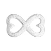 LULU Copenhagen Infinite Love hjerteørering i sterling sølv