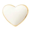 LULU Copenhagen Love U hjerte ørering Guld Coconut Milk