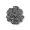 Mads Nørgaard MN Rose Brooch Stripe Black/White