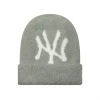New Era WMNS Fluffy Mohair Beanie New York Yankees Grey