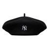 New Era Wool Script Beret New York Yankees Black