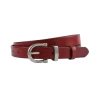 Plissé Copenhagen Raye Belt One Size Red rødt læderbælte
