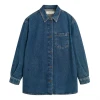 Skall Studio Edgar Shirt Washed Dark Blue i 100% økologisk bomuld