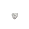 STINE A Petit J'adore Earring Single Silver hjerteformet ørestik i 925 sterlingsølv med hvide funklende zirkoner
