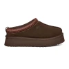 UGG W Tazz II Dusted Cocoa brun platform slipper i ruskind
